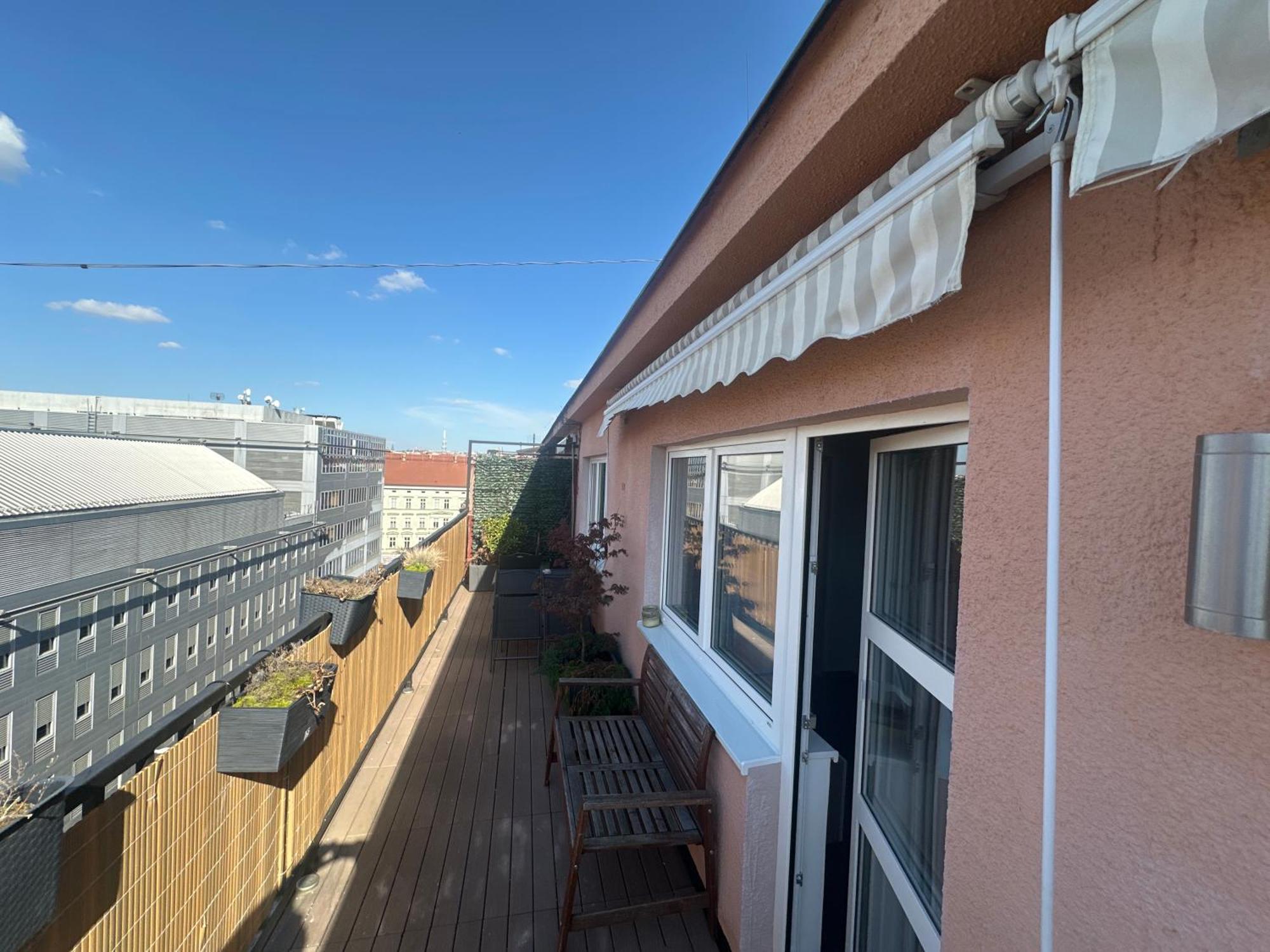 Andel Apartment With Terrace Prague Luaran gambar