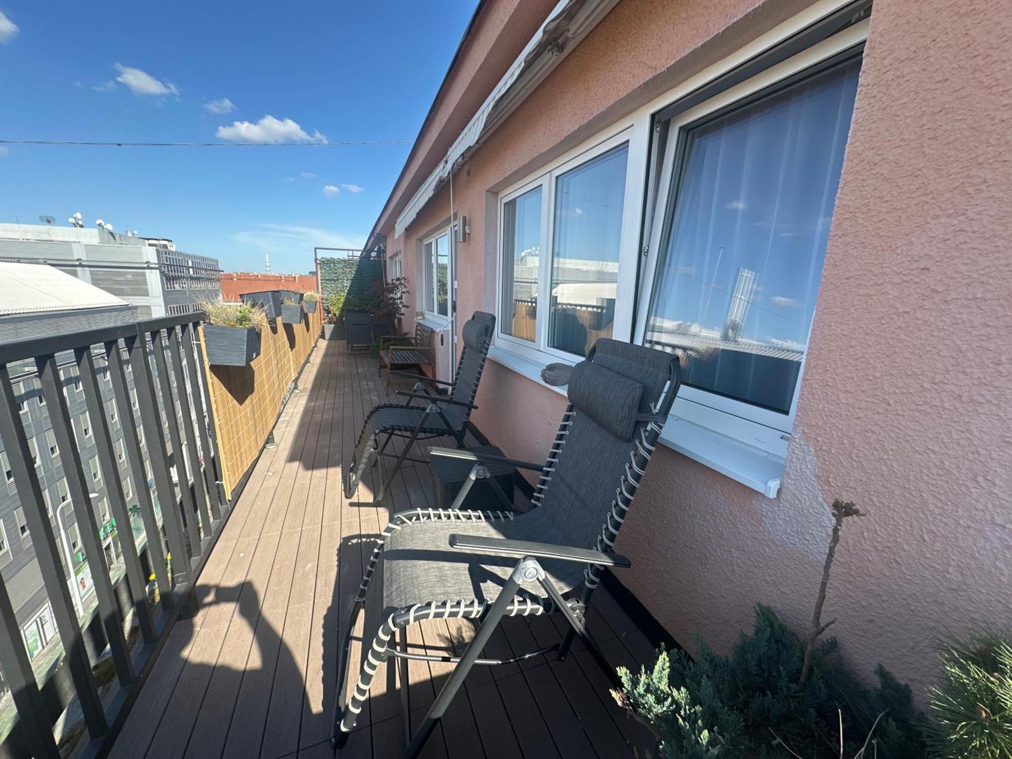 Andel Apartment With Terrace Prague Luaran gambar